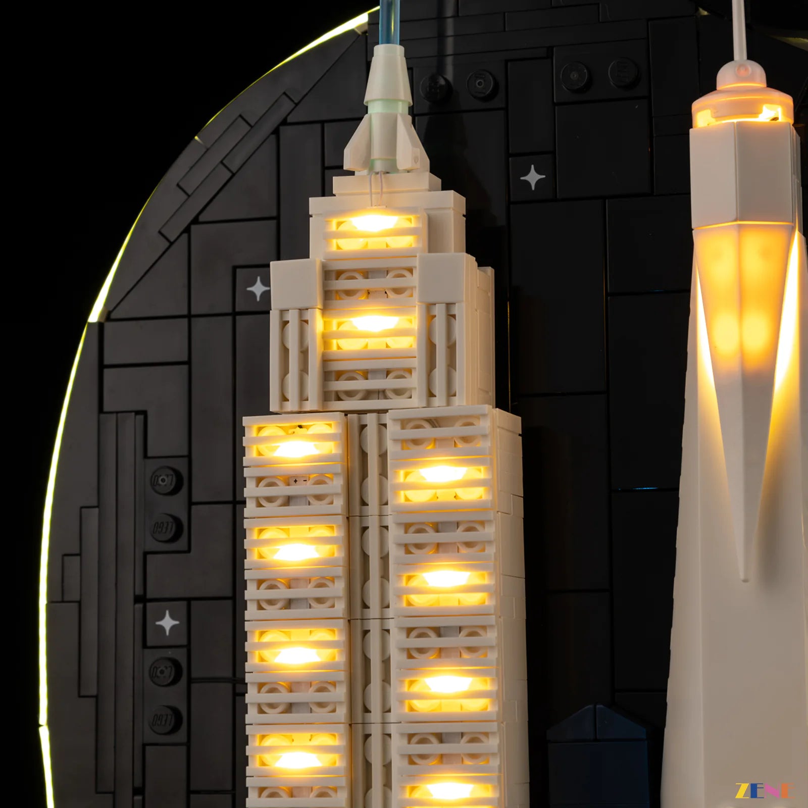 zene bricks Light Kit for LEGO New York City - The Big Apple #21066