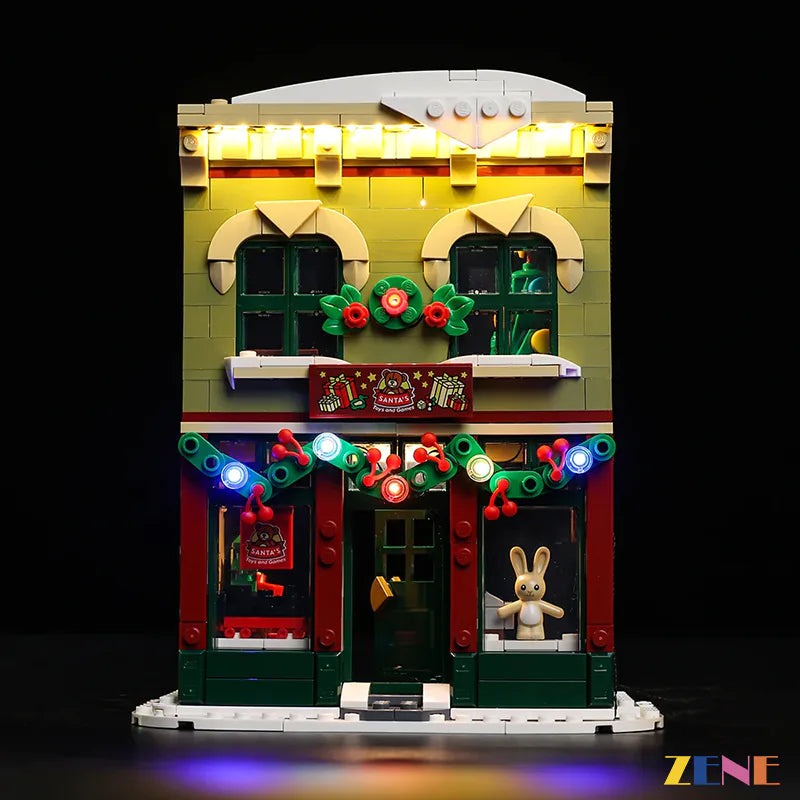 zene bricks Light Kit LEGO Holiday Main Street #10308 (Christmas Ver)
