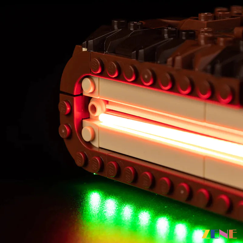 zene bricks Light Kit for LEGO Chomping Monster Book #76449