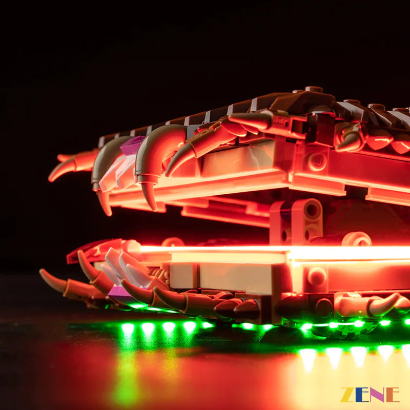 zene bricks Light Kit for LEGO Chomping Monster Book #76449