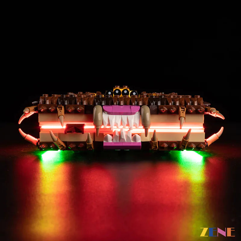 zene bricks Light Kit for LEGO Chomping Monster Book #76449