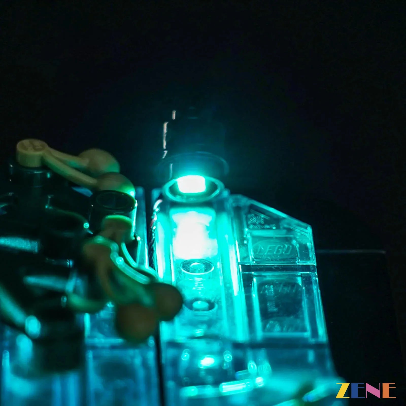 living underwater scene LED upgrade - ZENE Bricks Light Kit for LEGO® Floating Sea Otters #21366