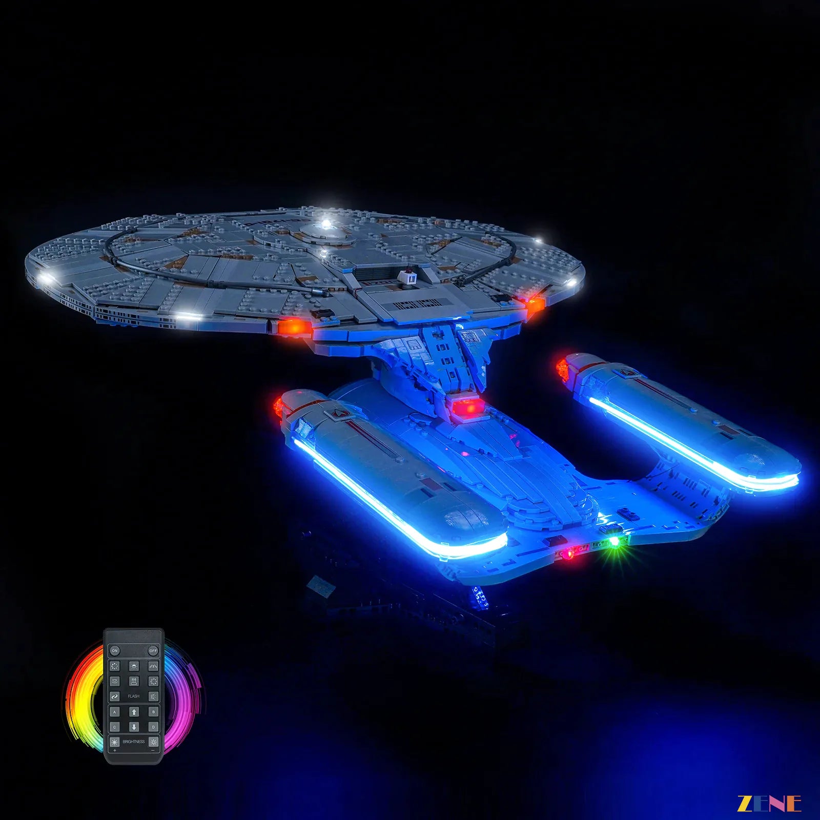 Light Kit for Star Trek USS Enterprise NCC-1701-D #10356 – ZENE Light Kit for Star Trek USS Enterprise NCC-1701-D #10356 – ZENE