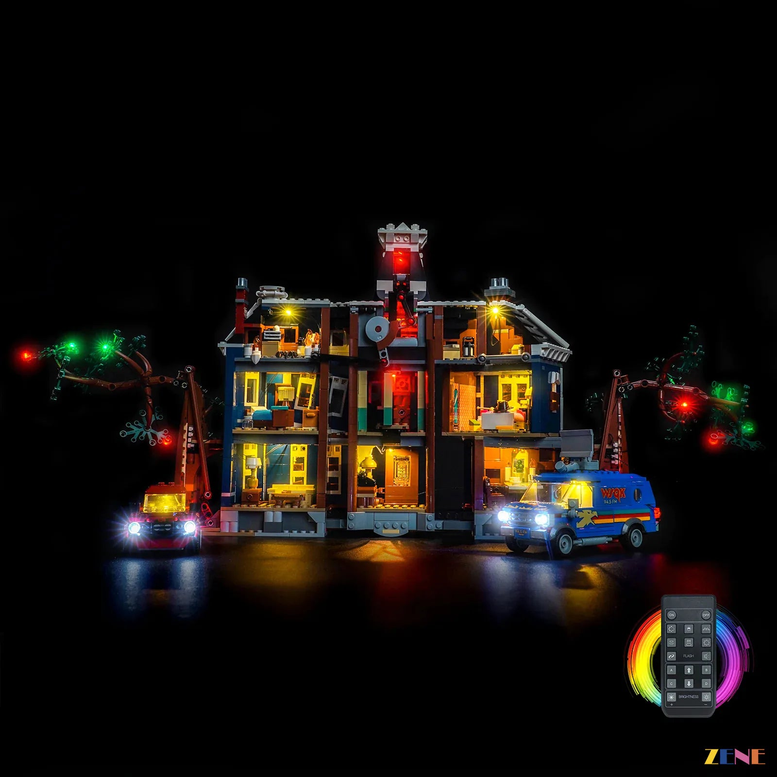 zene bricks LEGO Stranger Things: The Creel House Light Kit for #11370