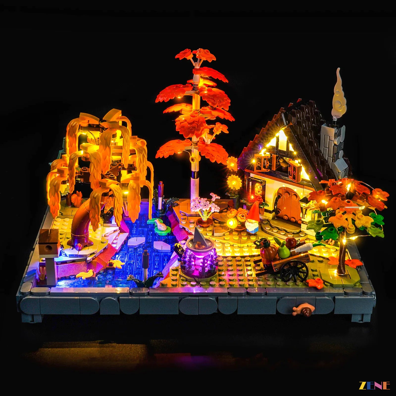 zene bricks LEGO Autumn Cottage Garden Light Kit for #11372