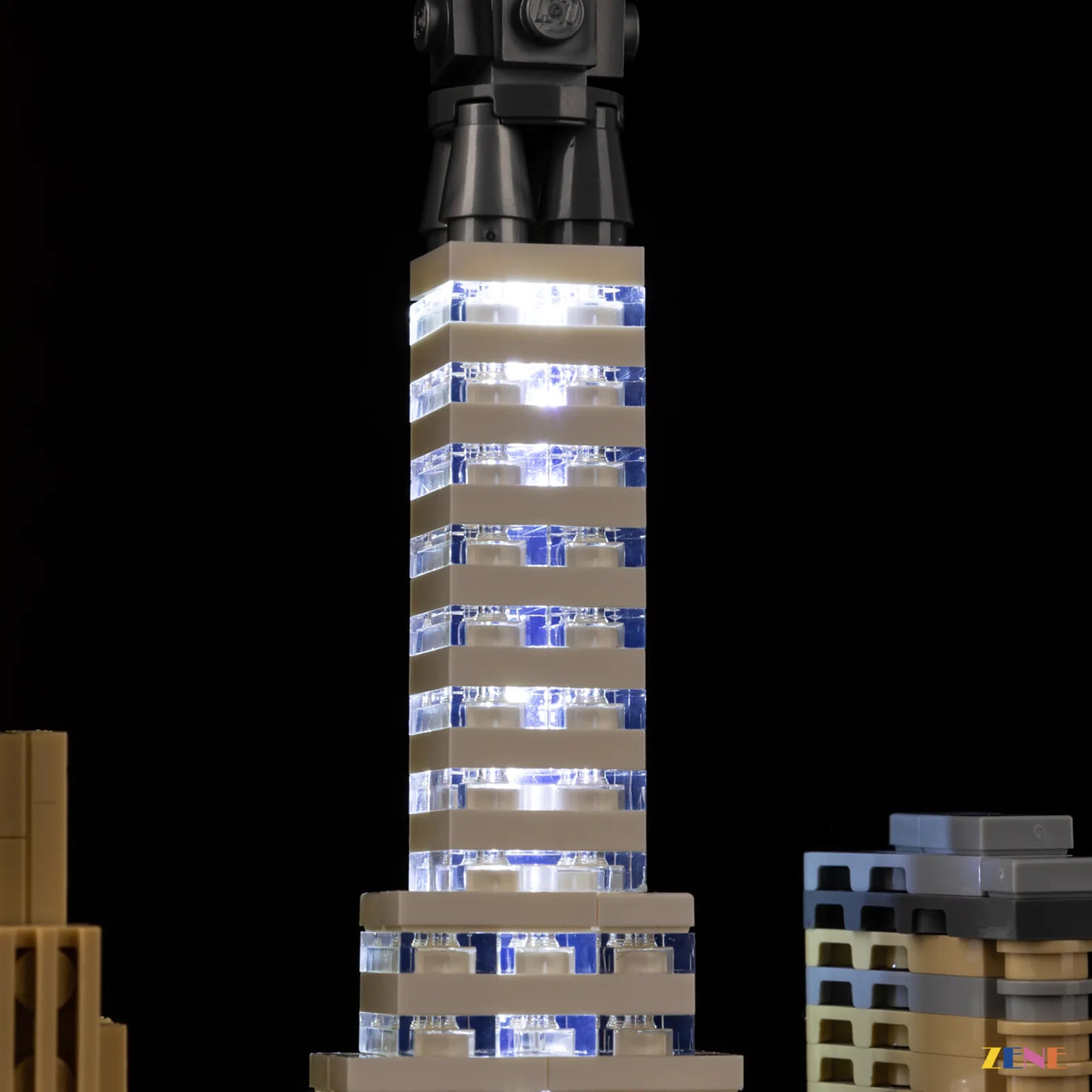 zene bricks LEGO New York City Light Kit for #21028