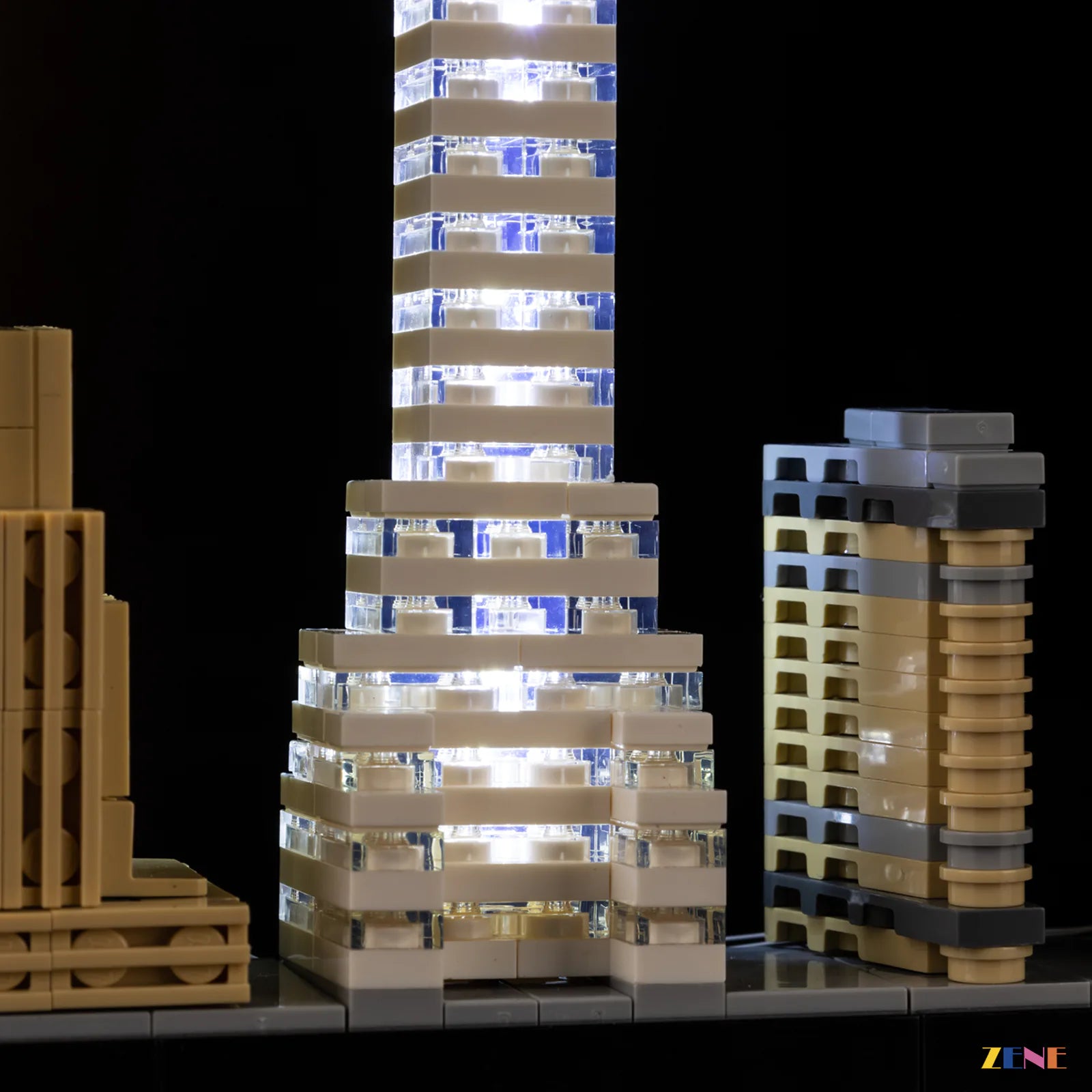 zene bricks LEGO New York City Light Kit for #21028