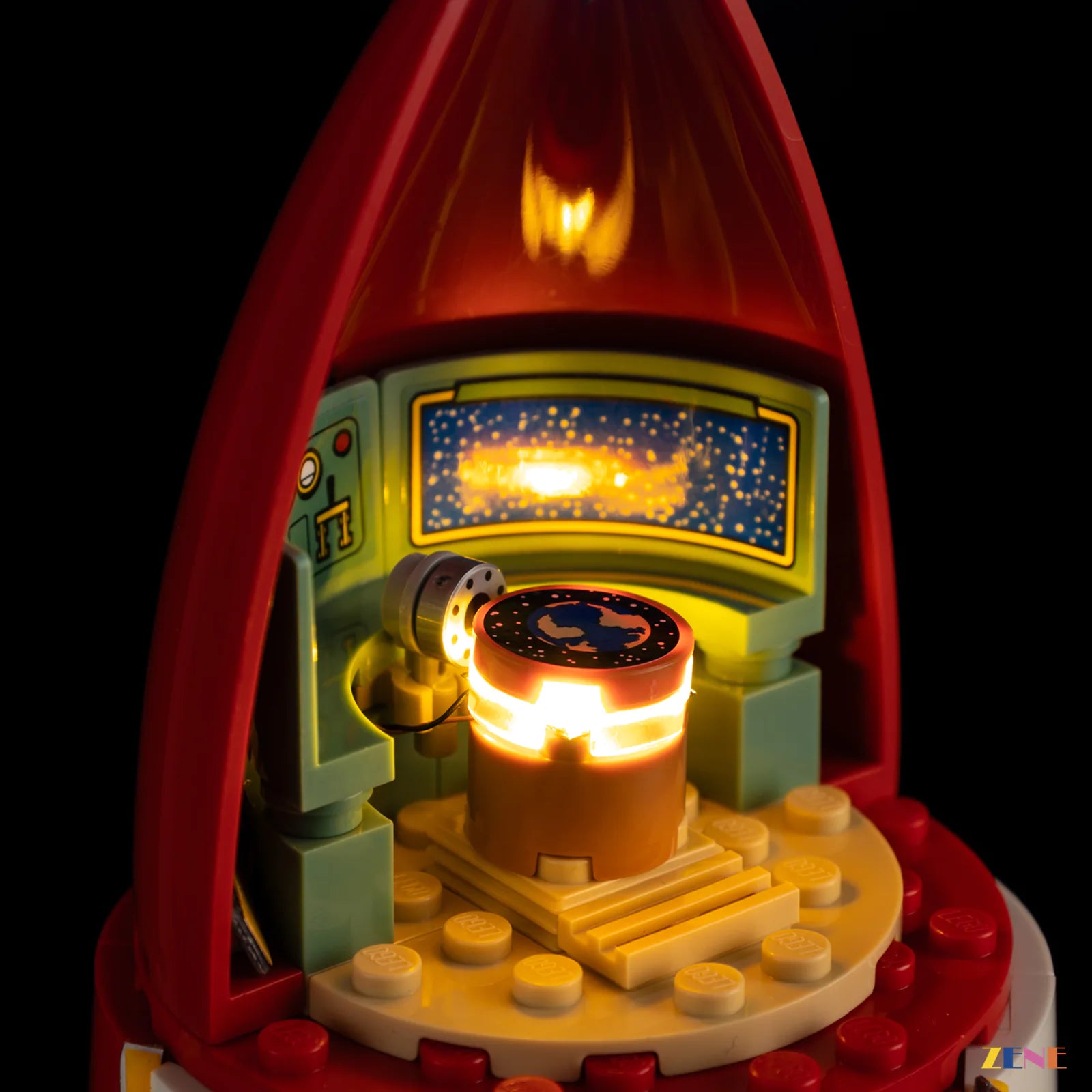 zene bricks Light Kit for Tintin Moon Rocket #21367 (Ver. 2)