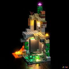 orange lava pool lighting effect - ZENE Bricks Light Kit for LEGO® Zombie Dungeon #21587