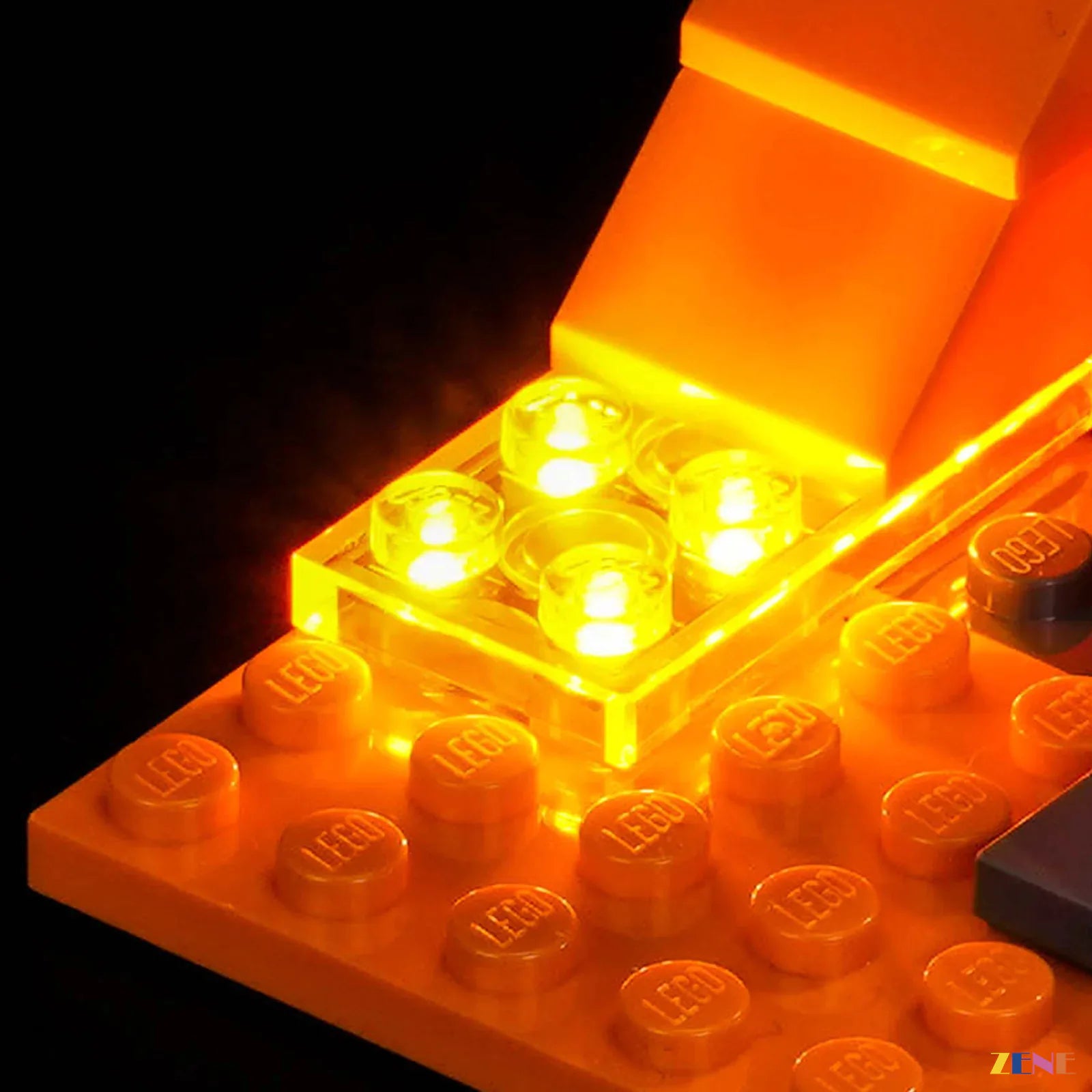 treasure room warm display glow - ZENE Bricks Light Kit for LEGO® Zombie Dungeon #21587