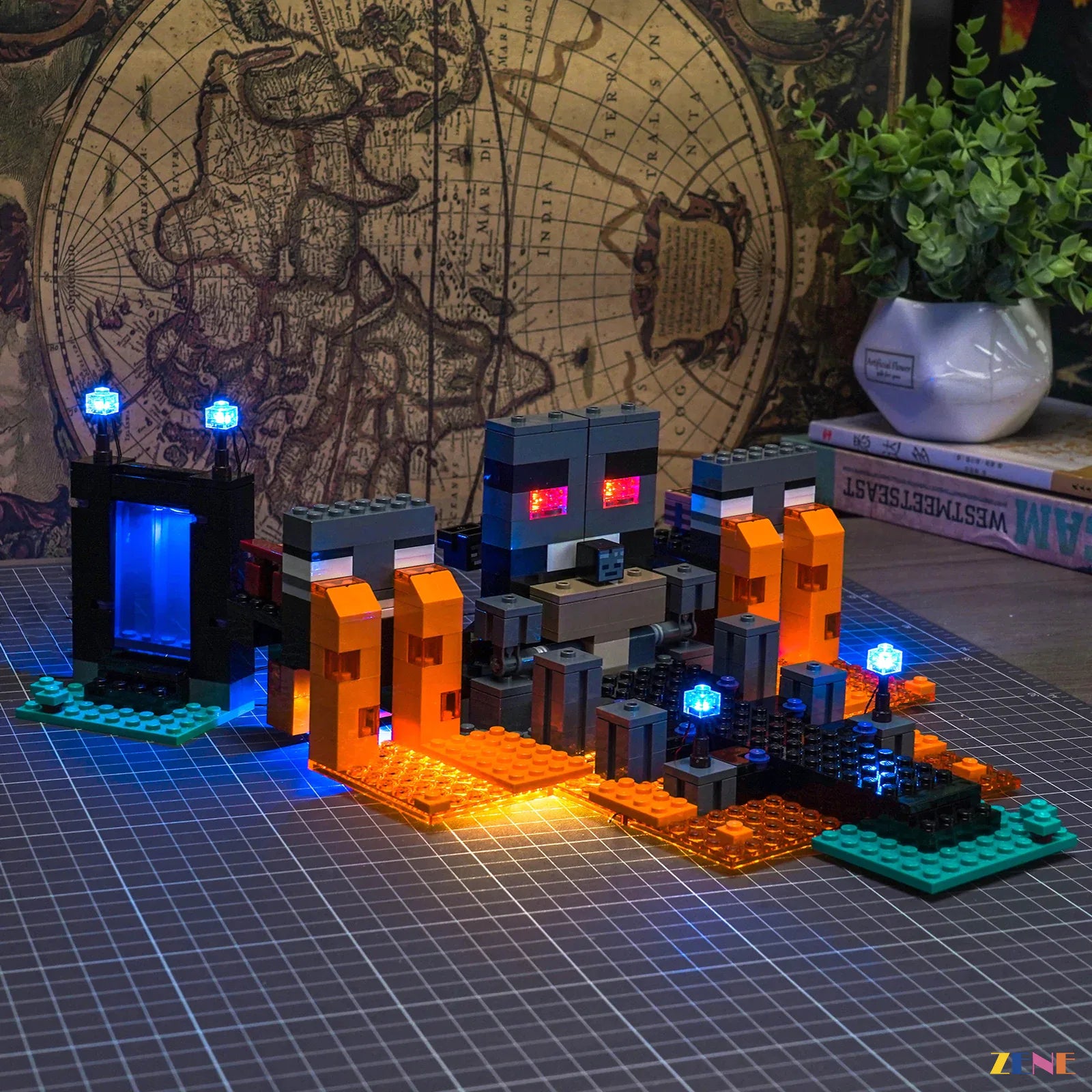 zene bricks LEGO Wither Battle Light Kit for #21590