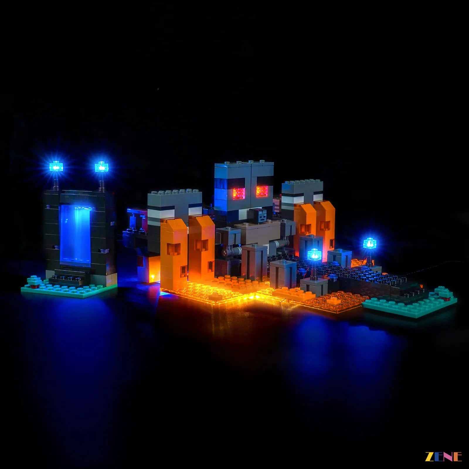 zene bricks LEGO Wither Battle Light Kit for #21590