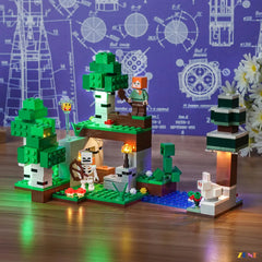 holiday cottage fireplace warm glow - ZENE Bricks Light Kit for LEGO® First Night Adventure #21593