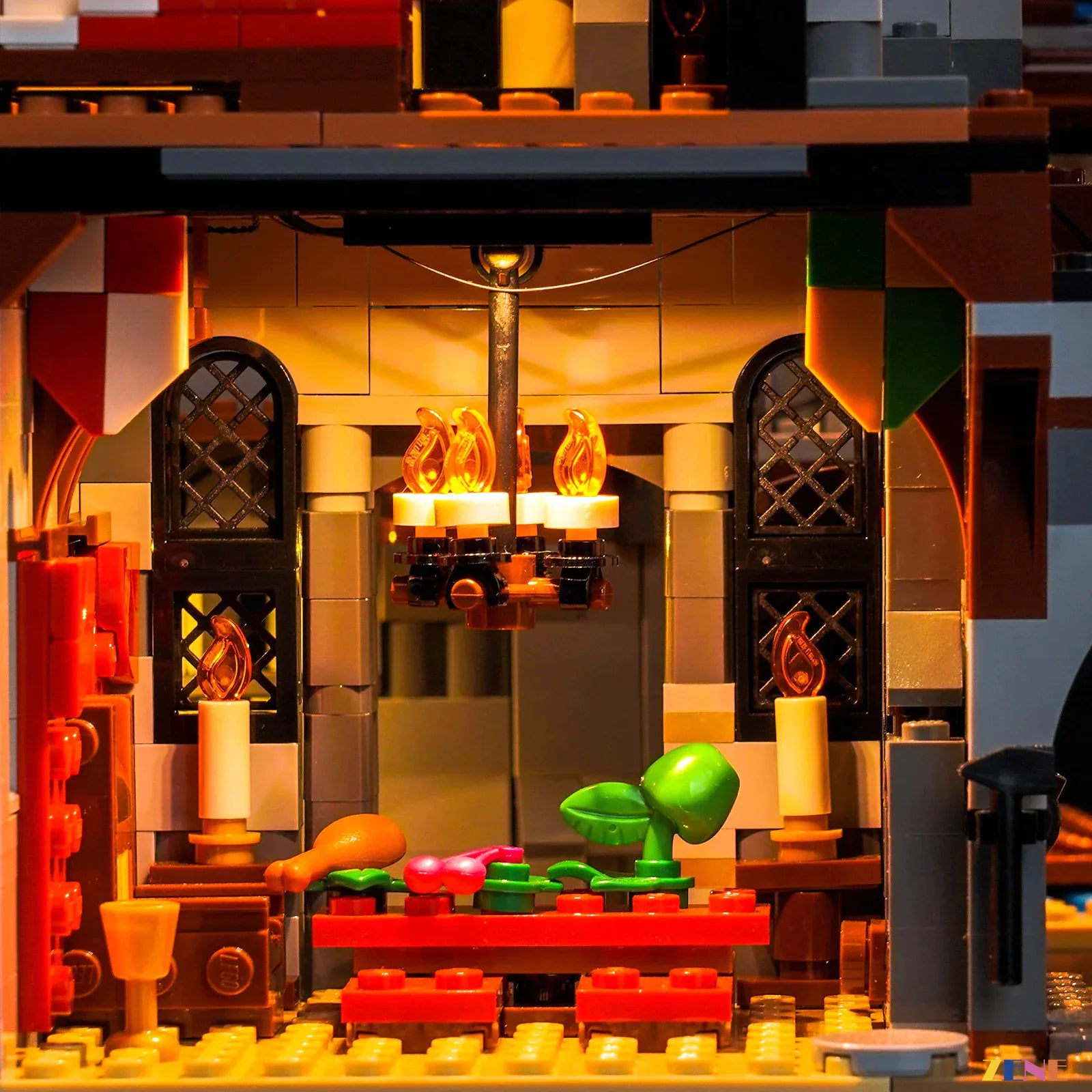 zene bricks LEGO Medieval Horse Knight Castle Light Kit for #31168