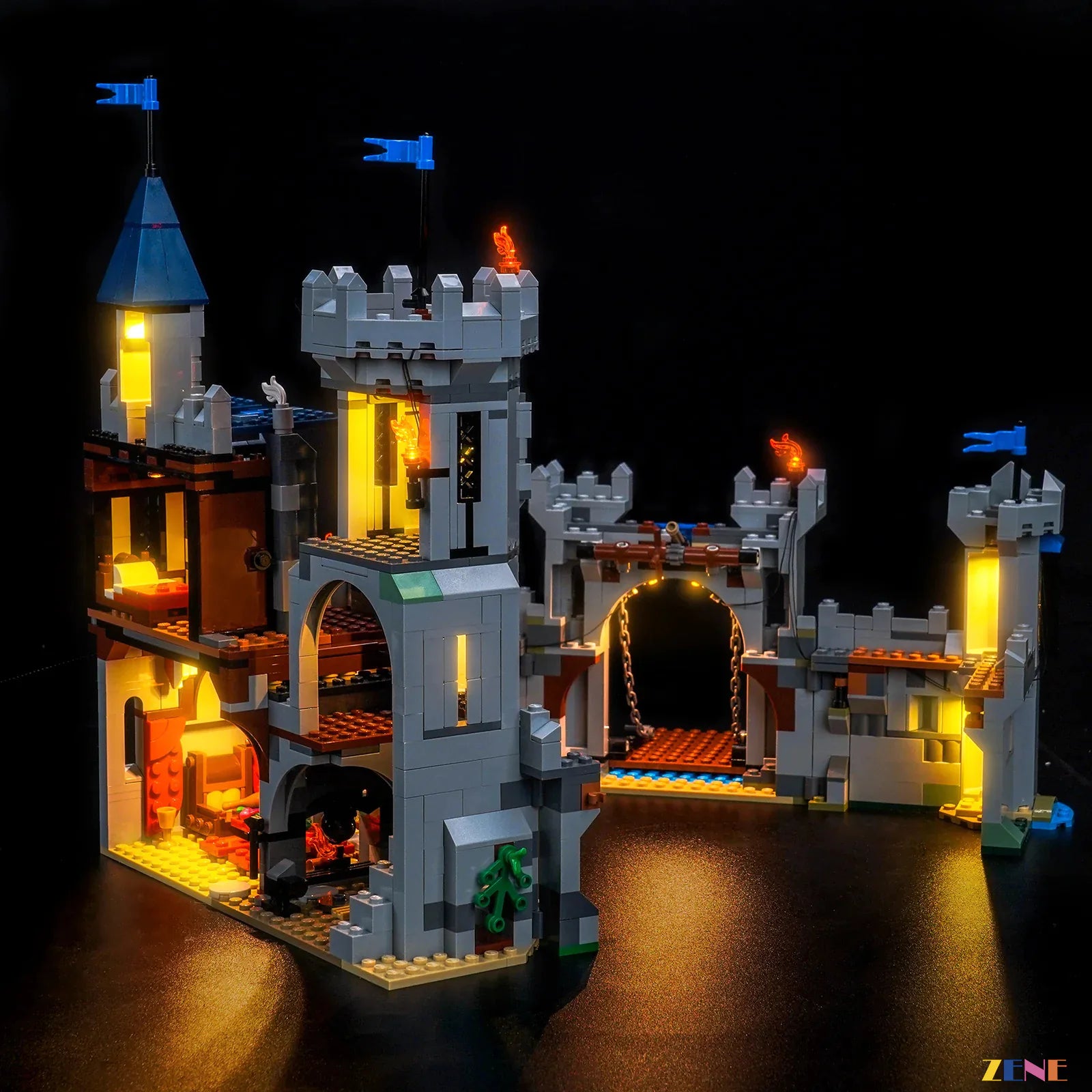 zene bricks LEGO Medieval Horse Knight Castle Light Kit for #31168