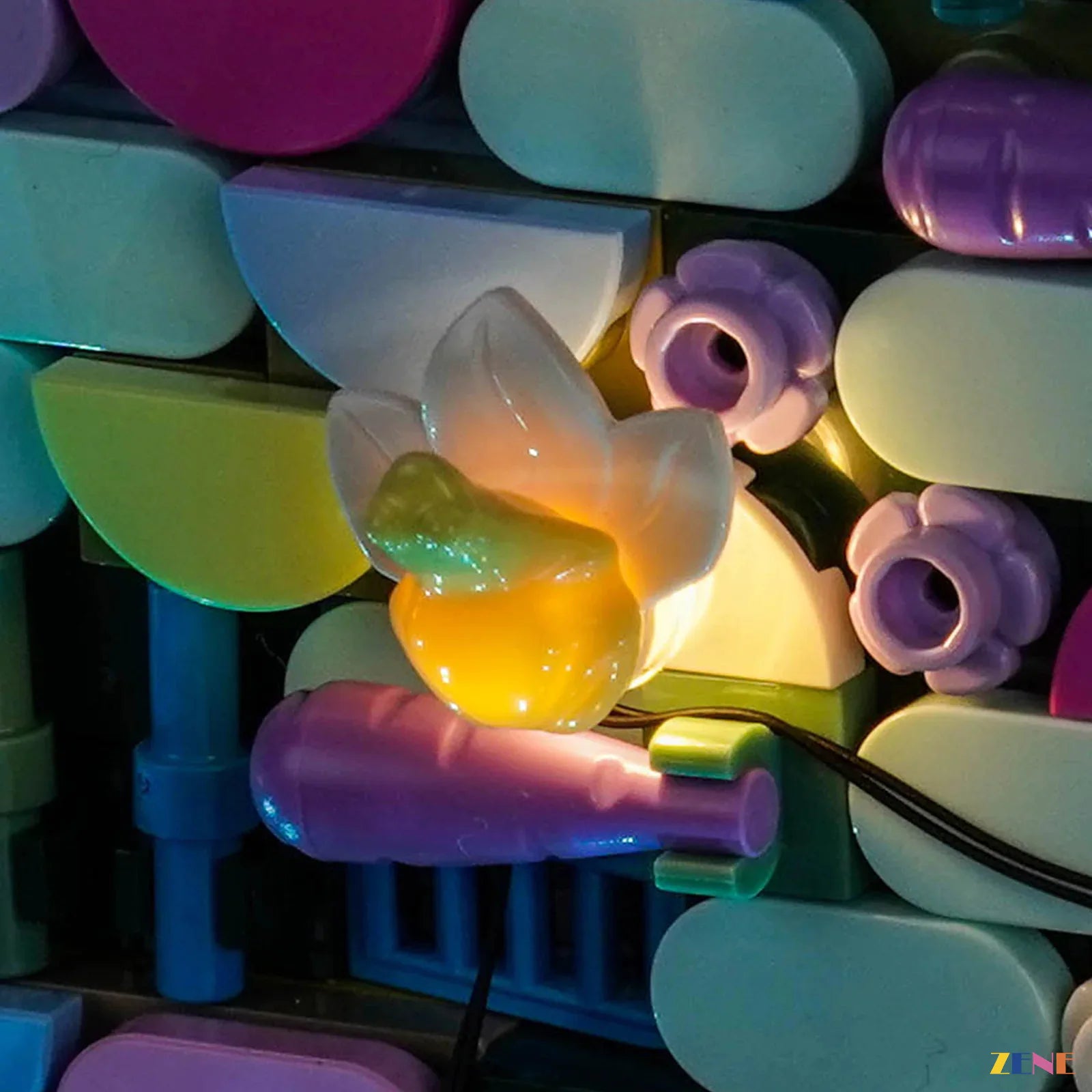 zene bricks Light Kit for Claude Monet – Bridge over a Pond of Water Lilies #31220