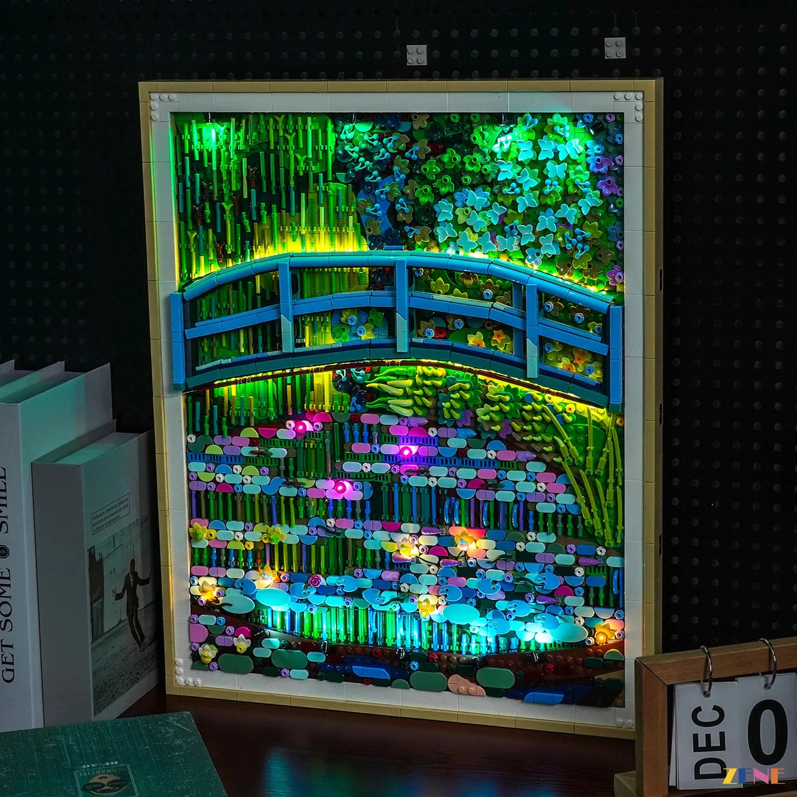 zene bricks Light Kit for Claude Monet – Bridge over a Pond of Water Lilies #31220