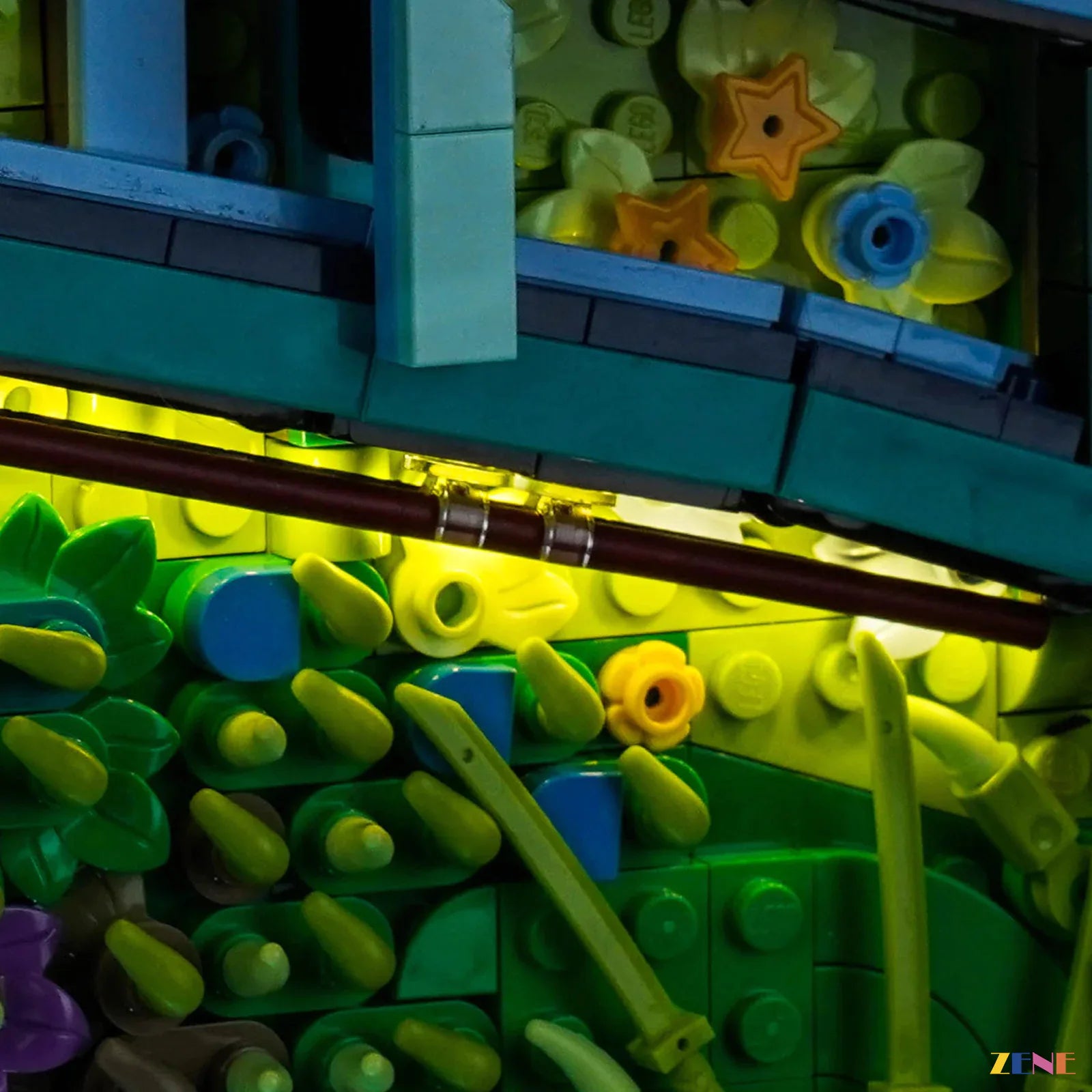 zene bricks Light Kit for Claude Monet – Bridge over a Pond of Water Lilies #31220