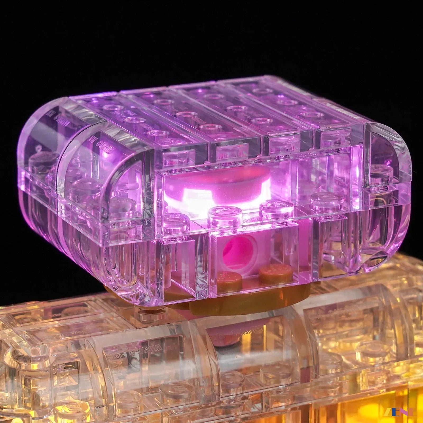 secret garden moonlight display glow - ZENE Bricks Light Kit for LEGO® Floral Decor Perfume Bottle #31383