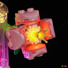 romantic desktop floral illumination - ZENE Bricks Light Kit for LEGO® Floral Decor Perfume Bottle #31383