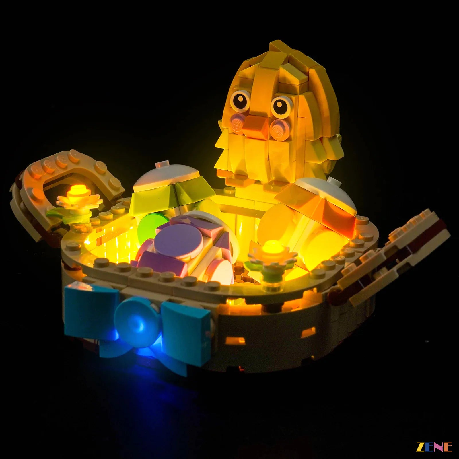 zene bricks LEGO Easter Egg Basket Light Kit for #40863
