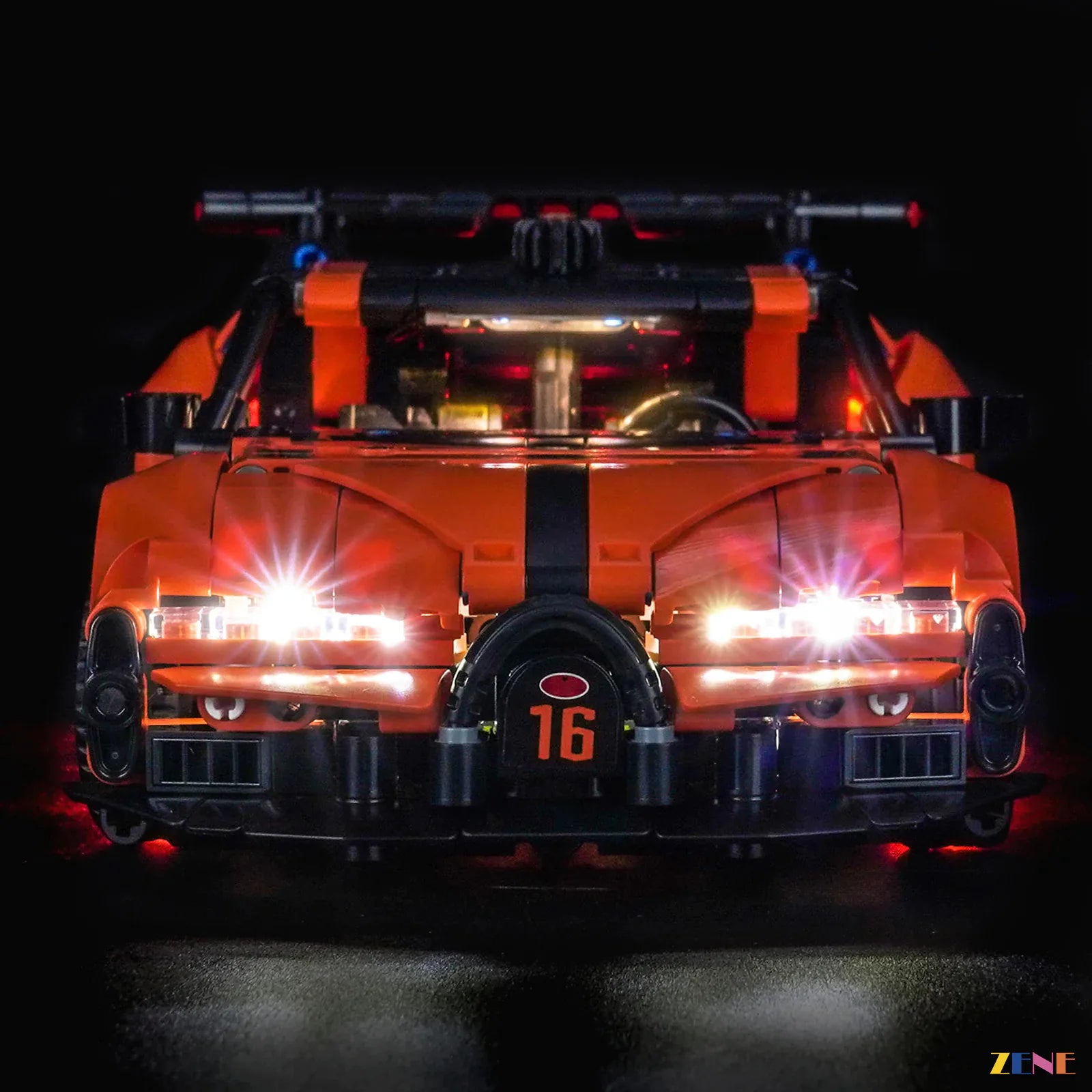 zene bricks LEGO Bugatti Chiron Pur Sport Hypercar Light Kit for #42222