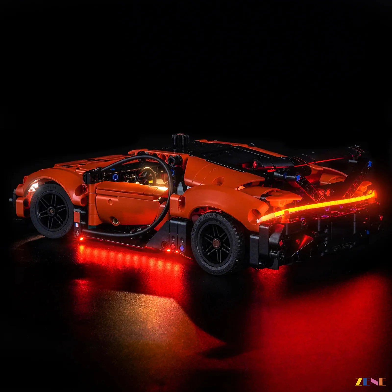 zene bricks LEGO Bugatti Chiron Pur Sport Hypercar Light Kit for #42222