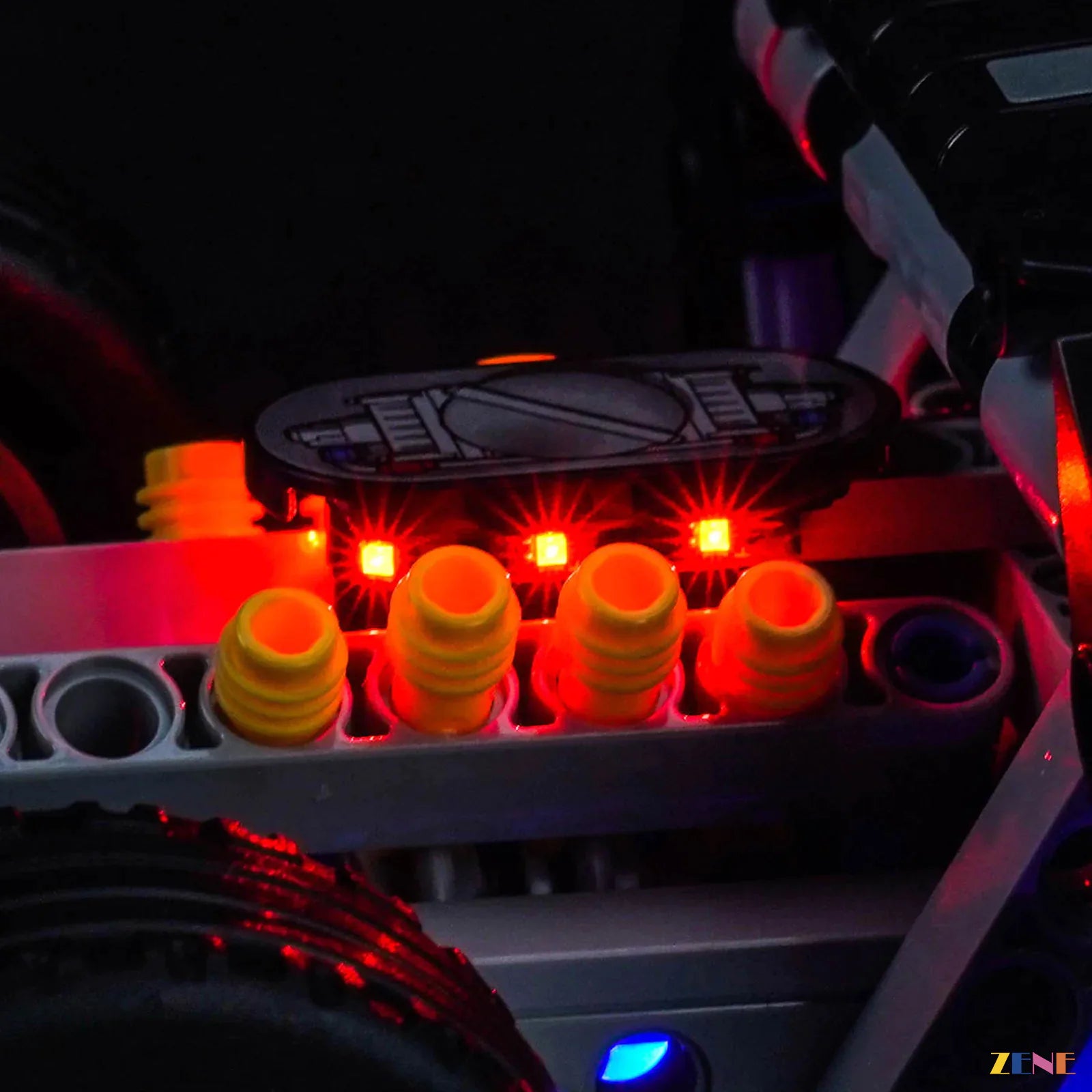 zene bricks LEGO 1966 Ford GT40 MKII Race Car Light Kit for #42223 (Ver.2)