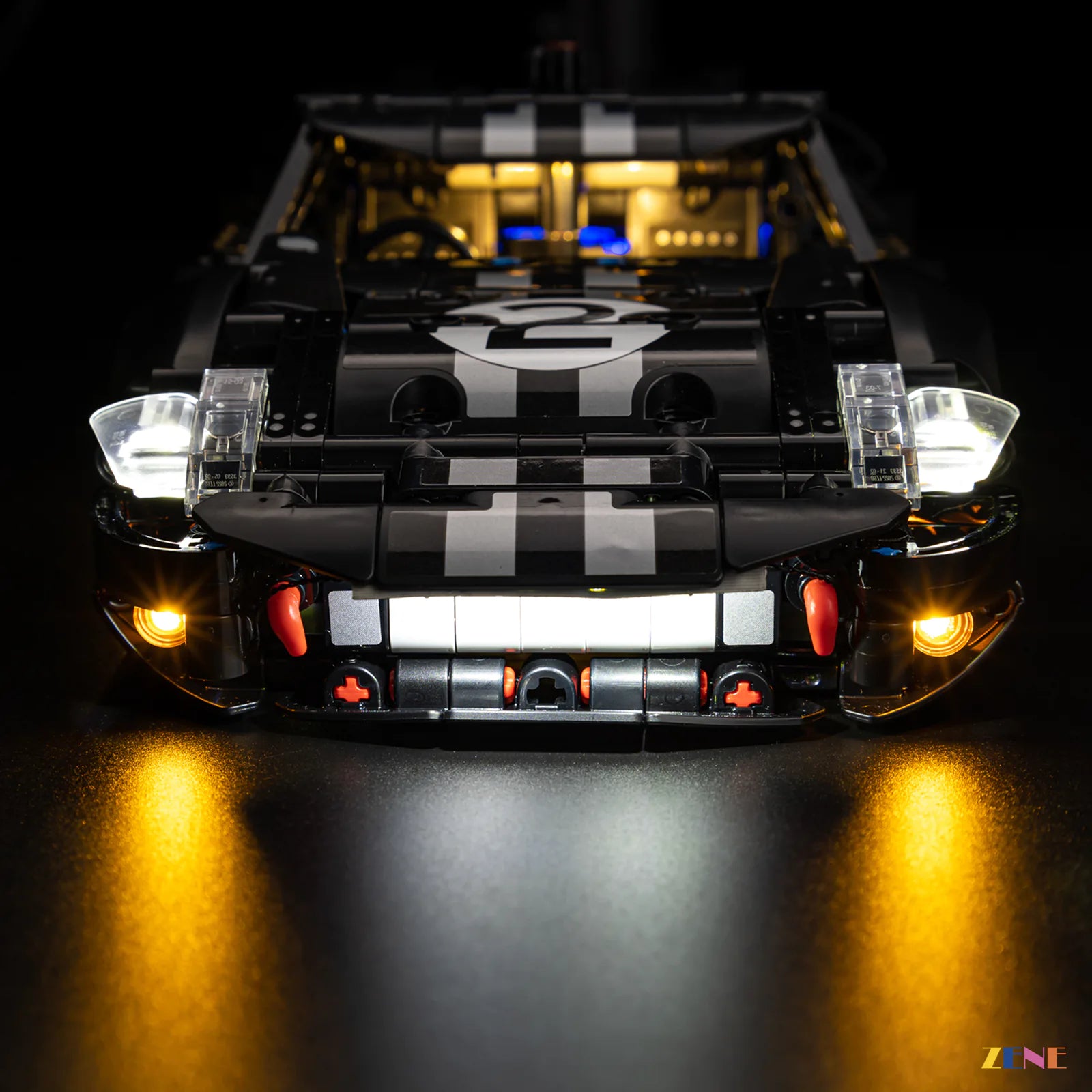 zene bricks LEGO 1966 Ford GT40 MKII Race Car Light Kit for #42223