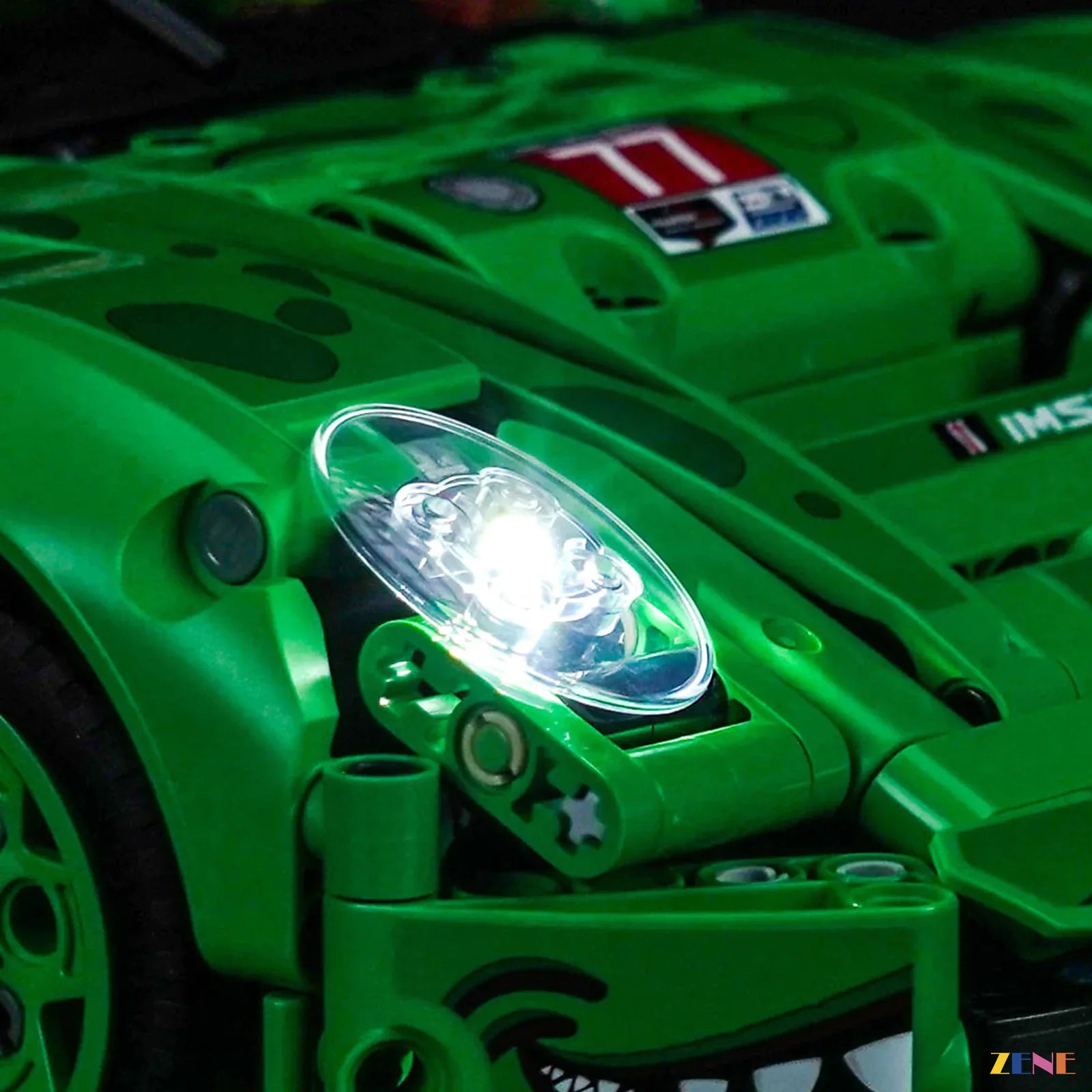 zene bricks Light Kit for Porsche 911 GT3 R REXY AO Racing Car #42224 (Ver.2)