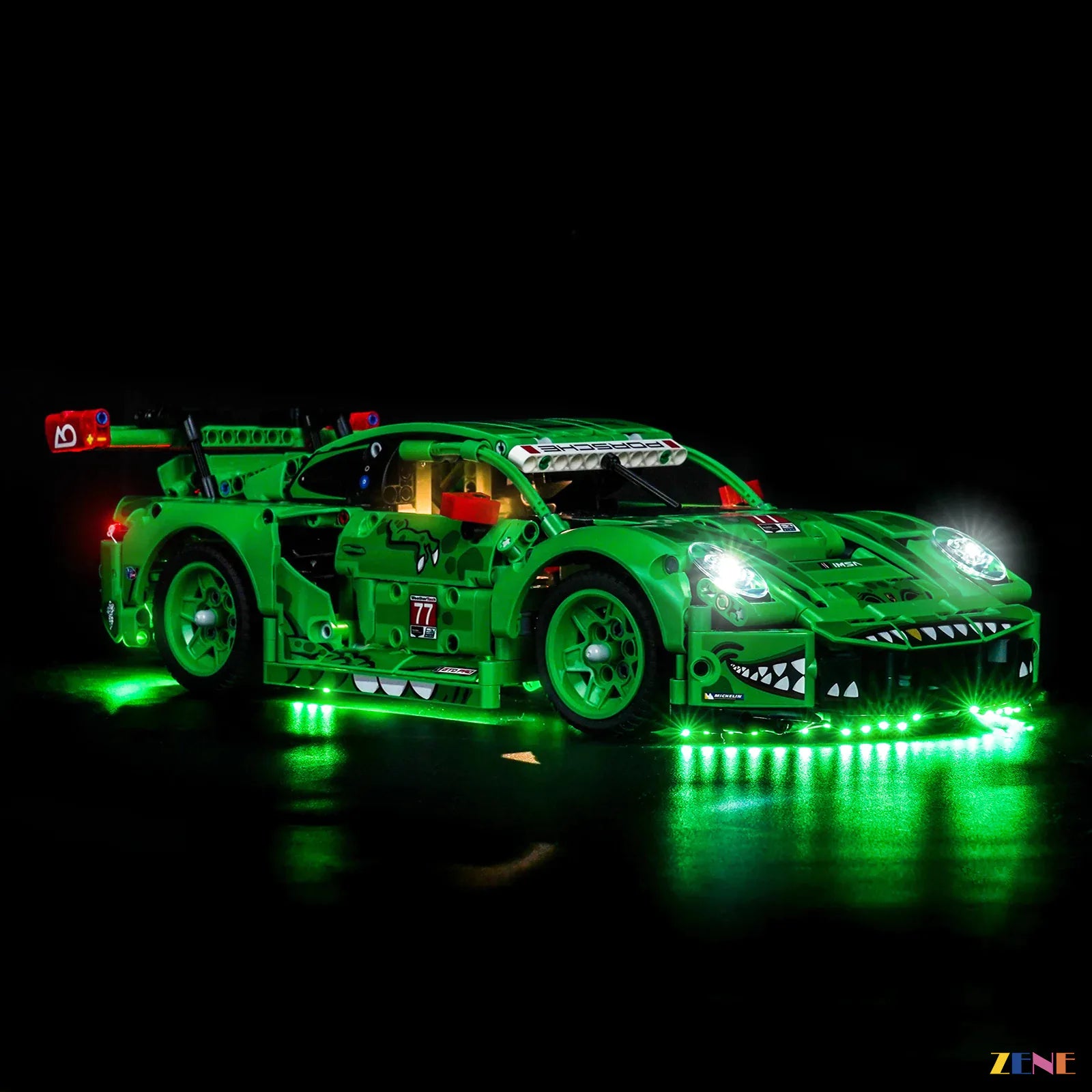 zene bricks Light Kit for Porsche 911 GT3 R REXY AO Racing Car #42224 (Ver.2)