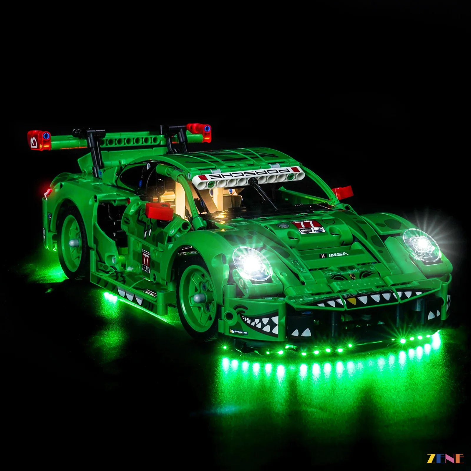 zene bricks Light Kit for Porsche 911 GT3 R REXY AO Racing Car #42224 (Ver.2)