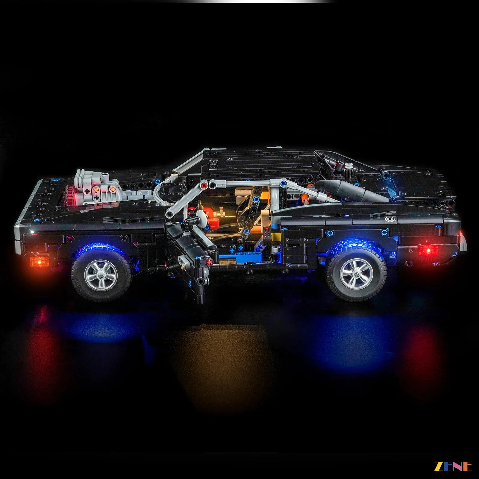 zene bricks Light Kit for Fast and Furious Dodge Charger R/T Car #42231
