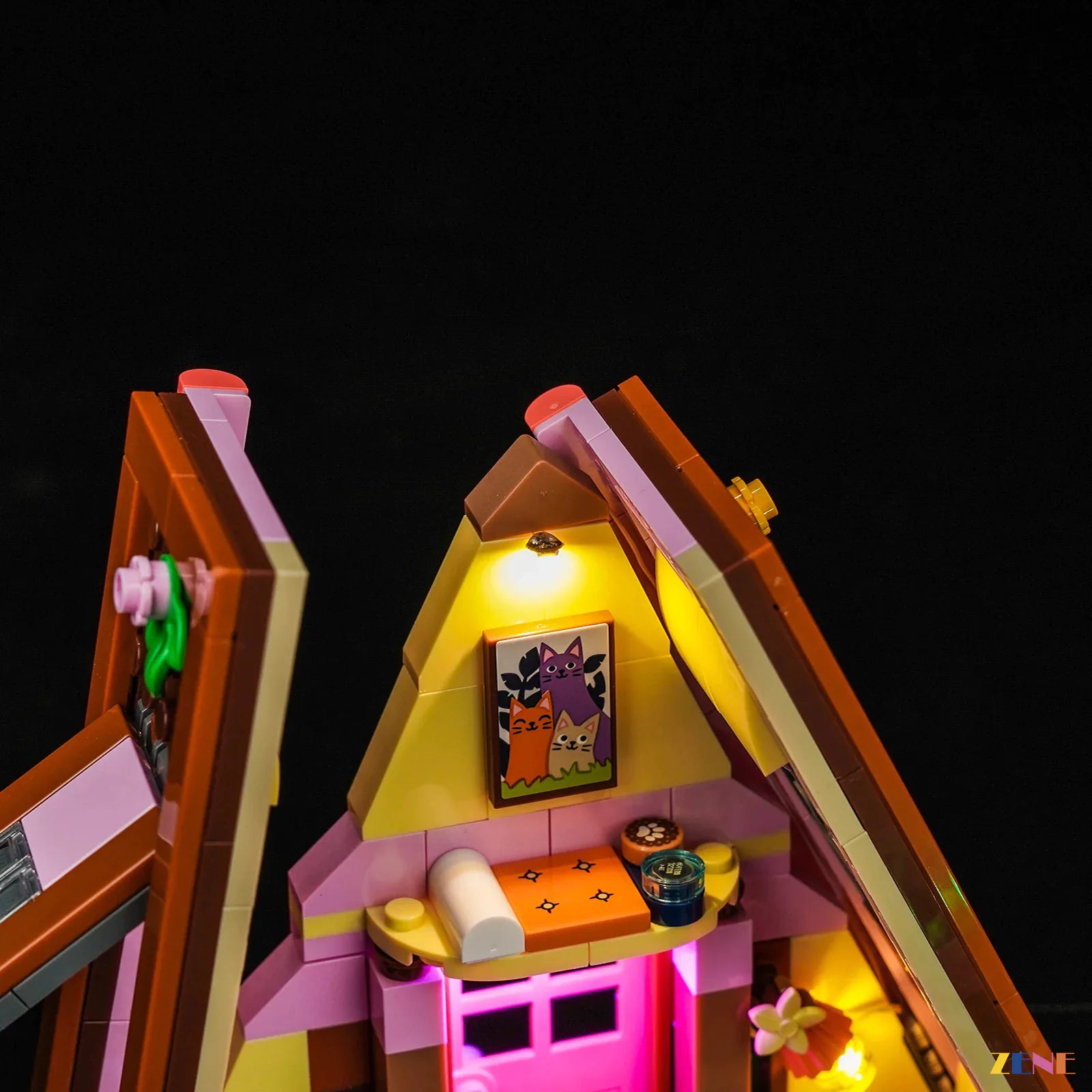 zene bricks Light Kit for Nature Glamping Cabin #42682
