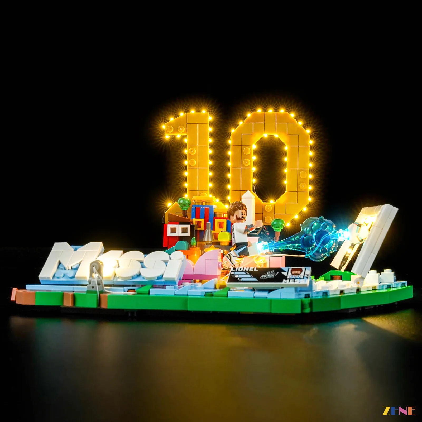 zene bricks Light Kit for Lionel Messi – Soccer Highlights #43011