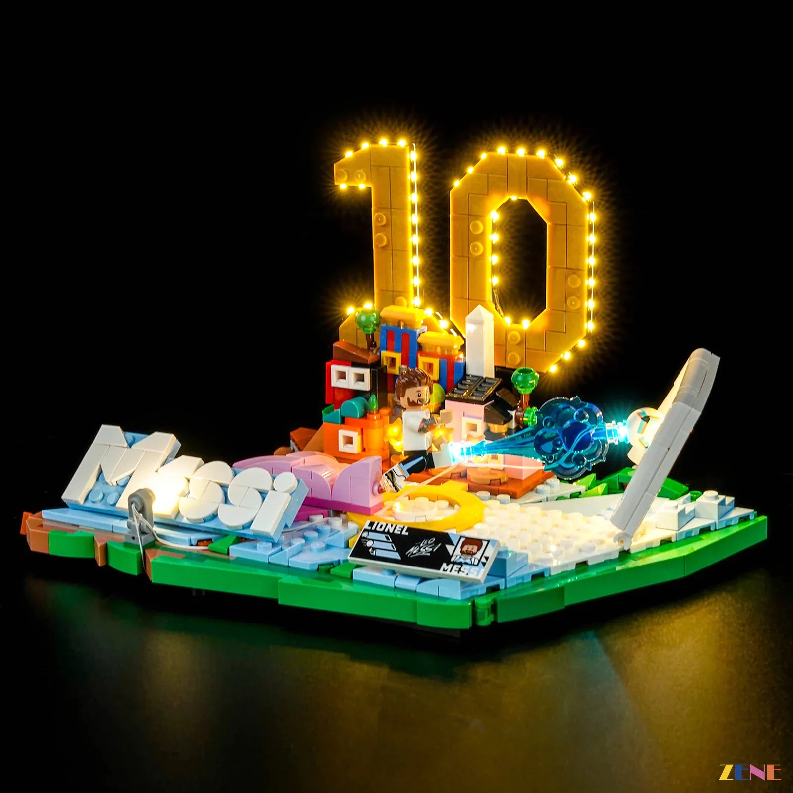 zene bricks Light Kit for Lionel Messi – Soccer Highlights #43011