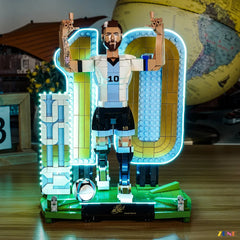 soccer legend stadium spotlight display lighting - ZENE Bricks Light Kit for LEGO® Lionel Messi Soccer Legend #43015