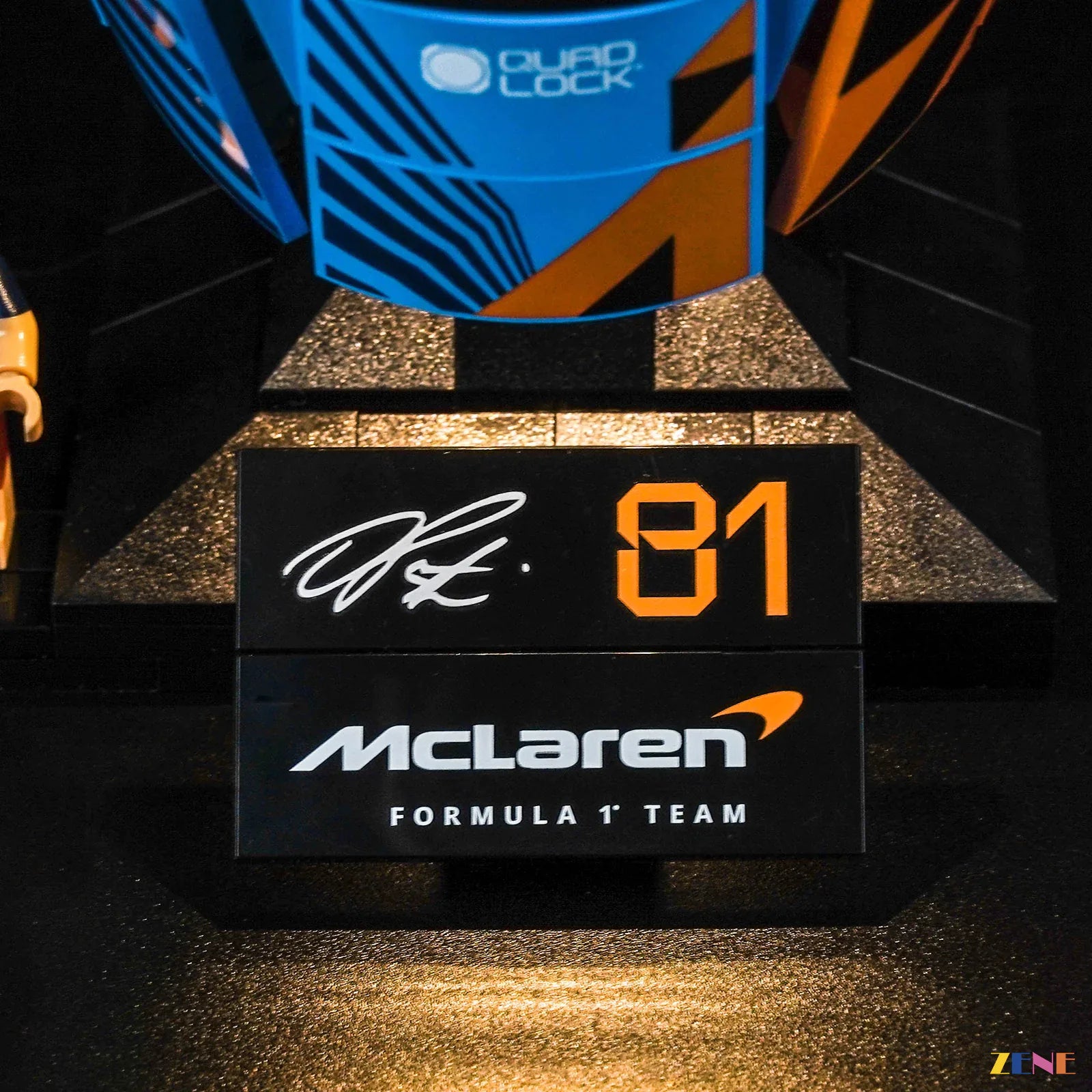 zene bricks Light Kit for McLaren Mastercard F1 Team Oscar Piastri Helmet #43017