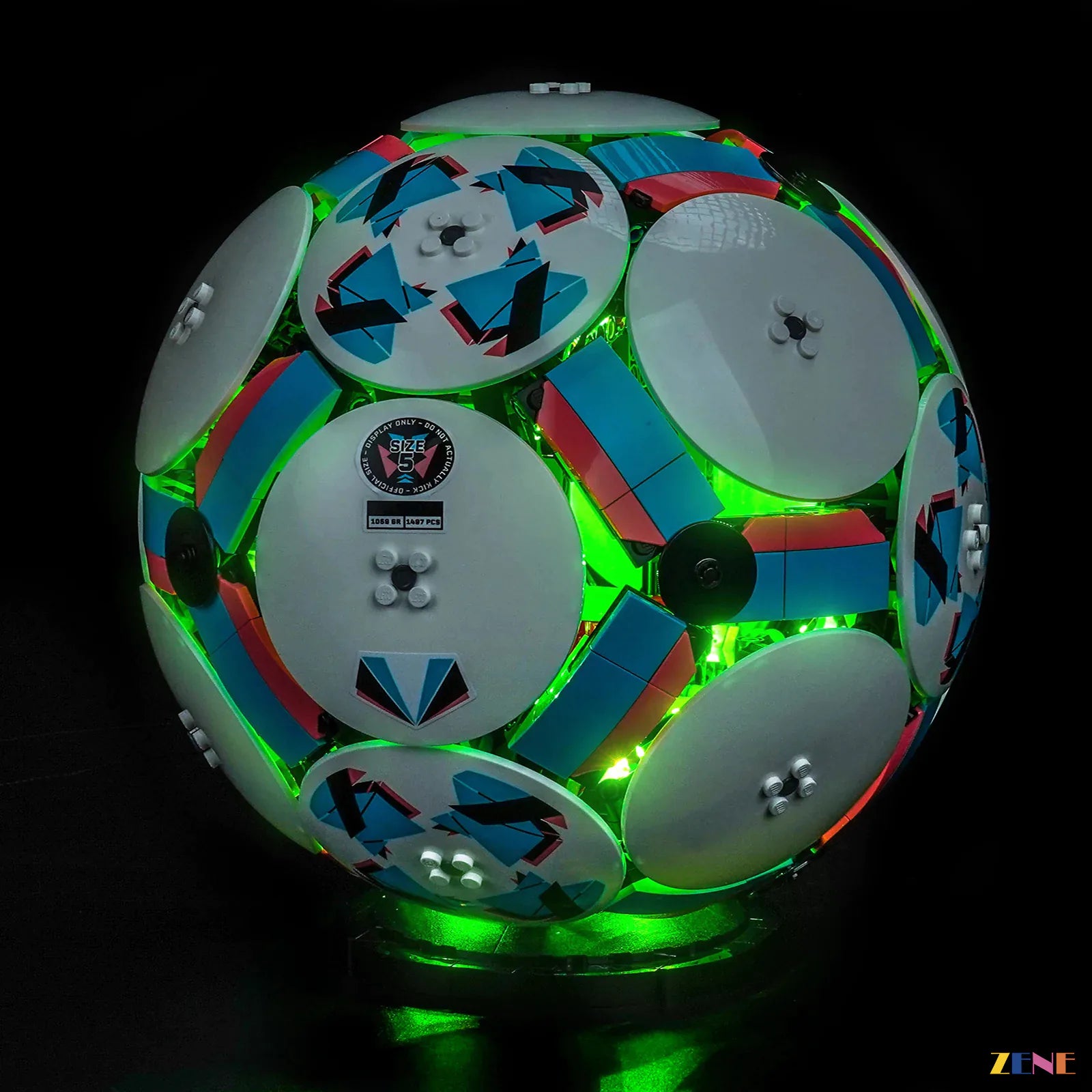 zene bricks LEGO Soccer Ball Light Kit for #43019