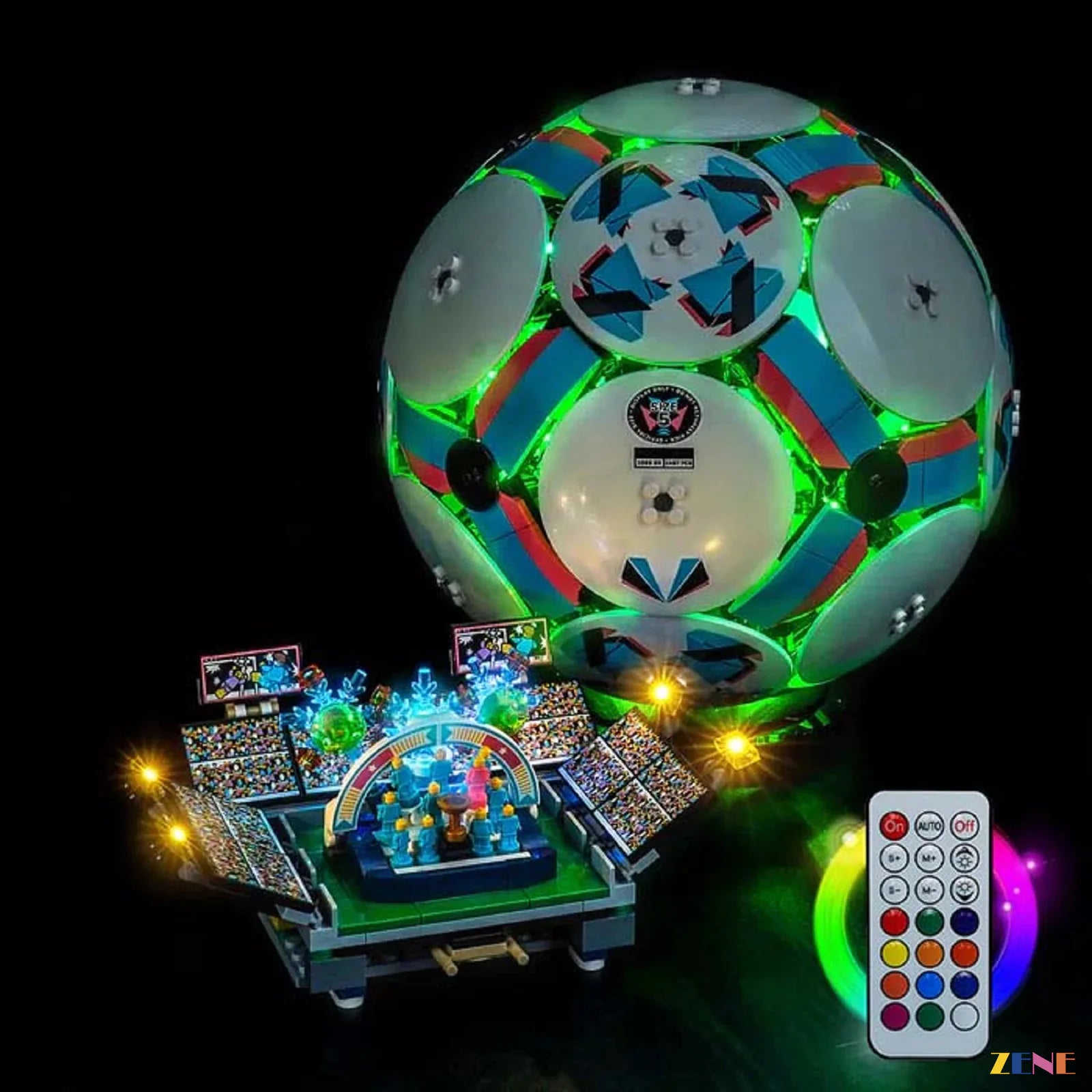 zene bricks LEGO Soccer Ball Light Kit for #43019