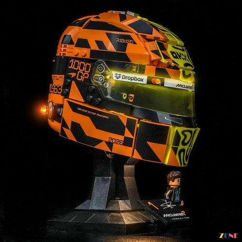 ZENE Bricks Light Kit for LEGO McLaren Mastercard F1 Lando Norris Helmet #43023