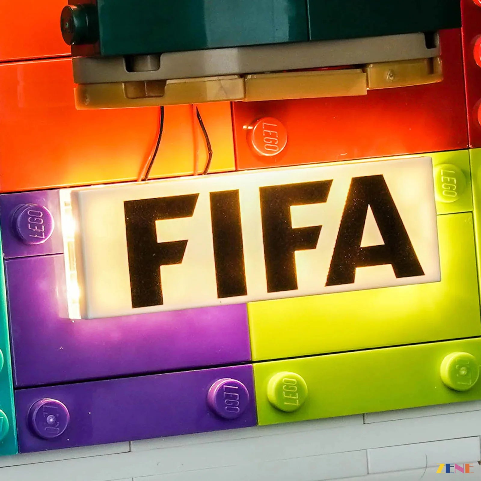 zene bricks Light Kit for FIFA World Cup 2026 Official Emblem #43032