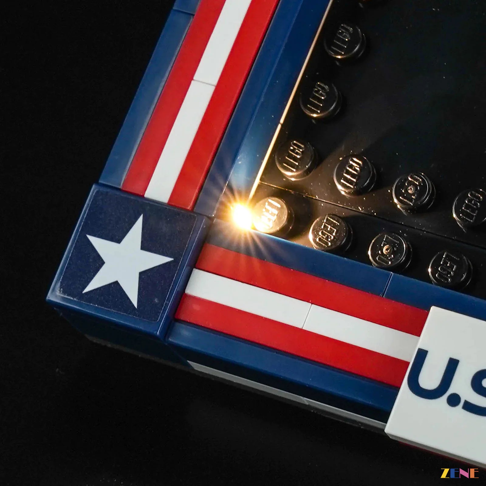 zene bricks Light Kit for 2026 U.S. Soccer National Team Jersey #43033