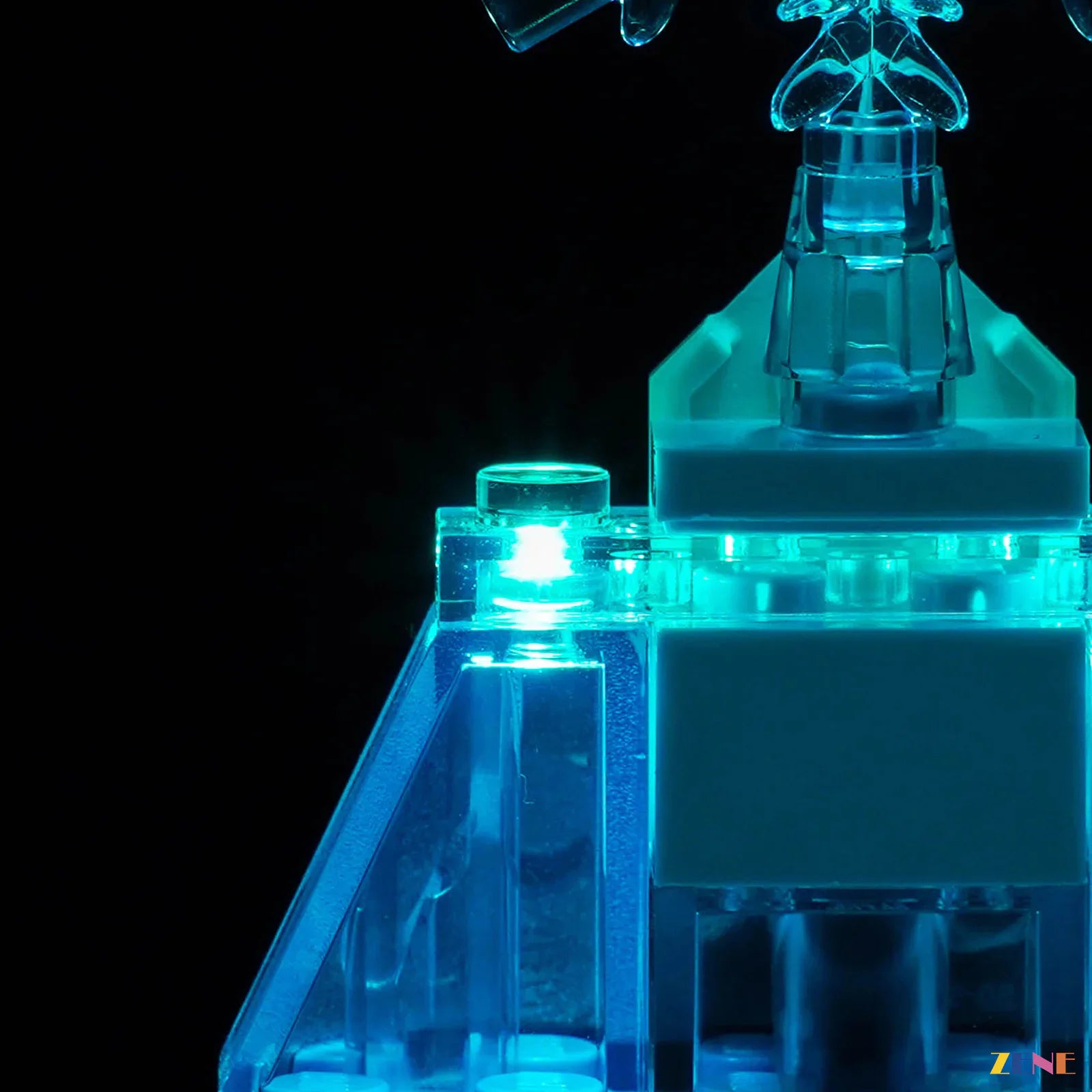 zene bricks LEGO Elsa's Ice Castle & Snow Ride Adventure Light Kit for #43281