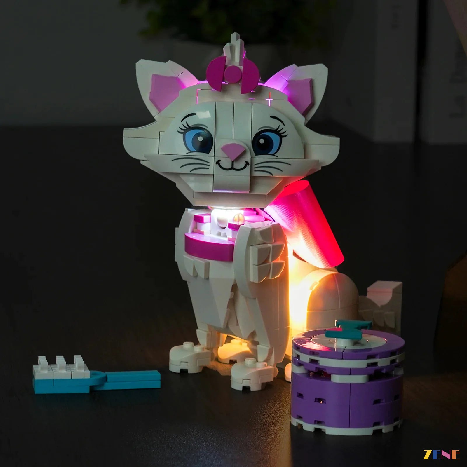 zene bricks LEGO The Aristocats Adorable Marie Light Kit for #43286