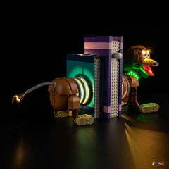 white spring body silhouette light - ZENE Bricks Light Kit for LEGO® Toy Story Slinky Dog Bookends #43301