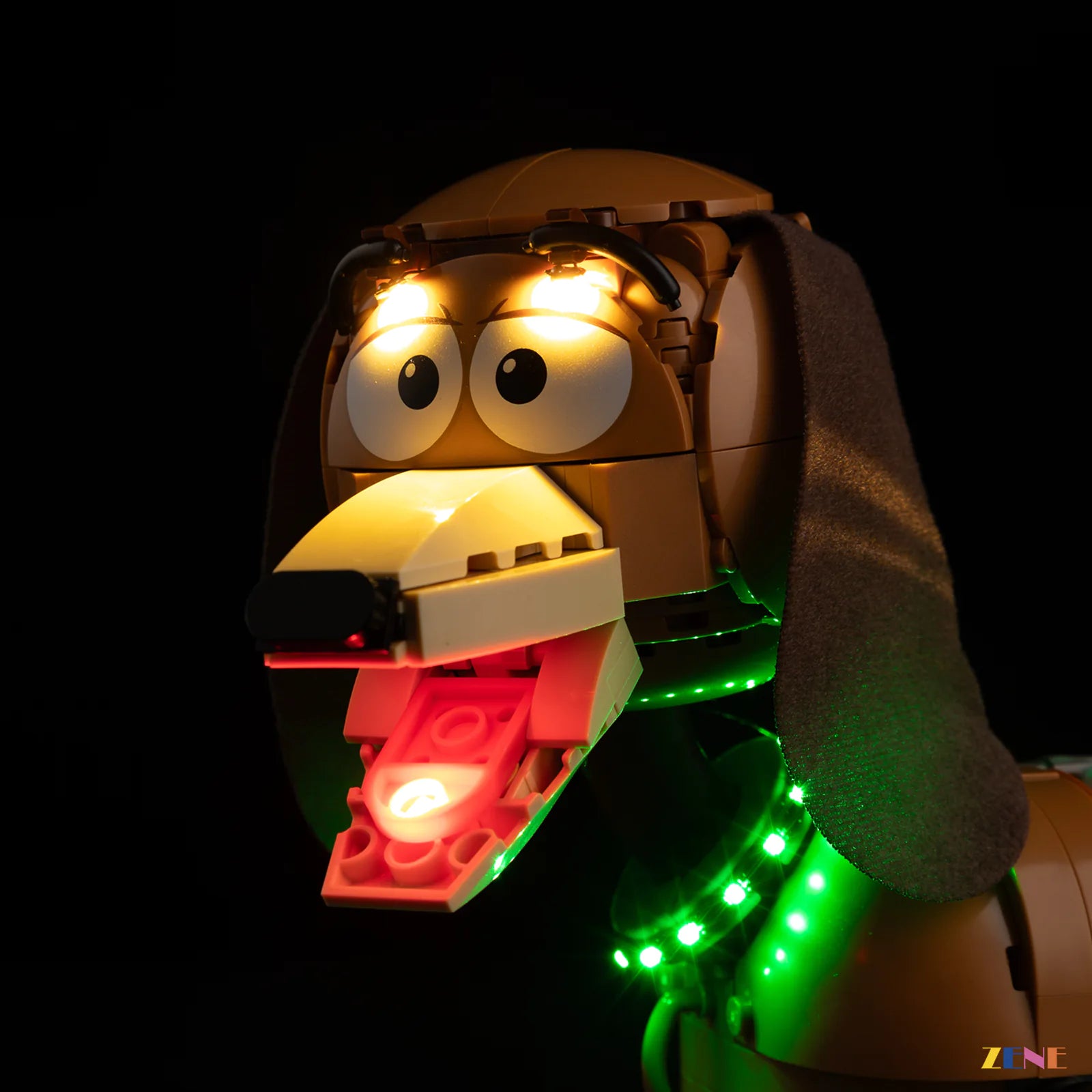 luminous art bookend night scene - ZENE Bricks Light Kit for LEGO® Toy Story Slinky Dog Bookends #43301