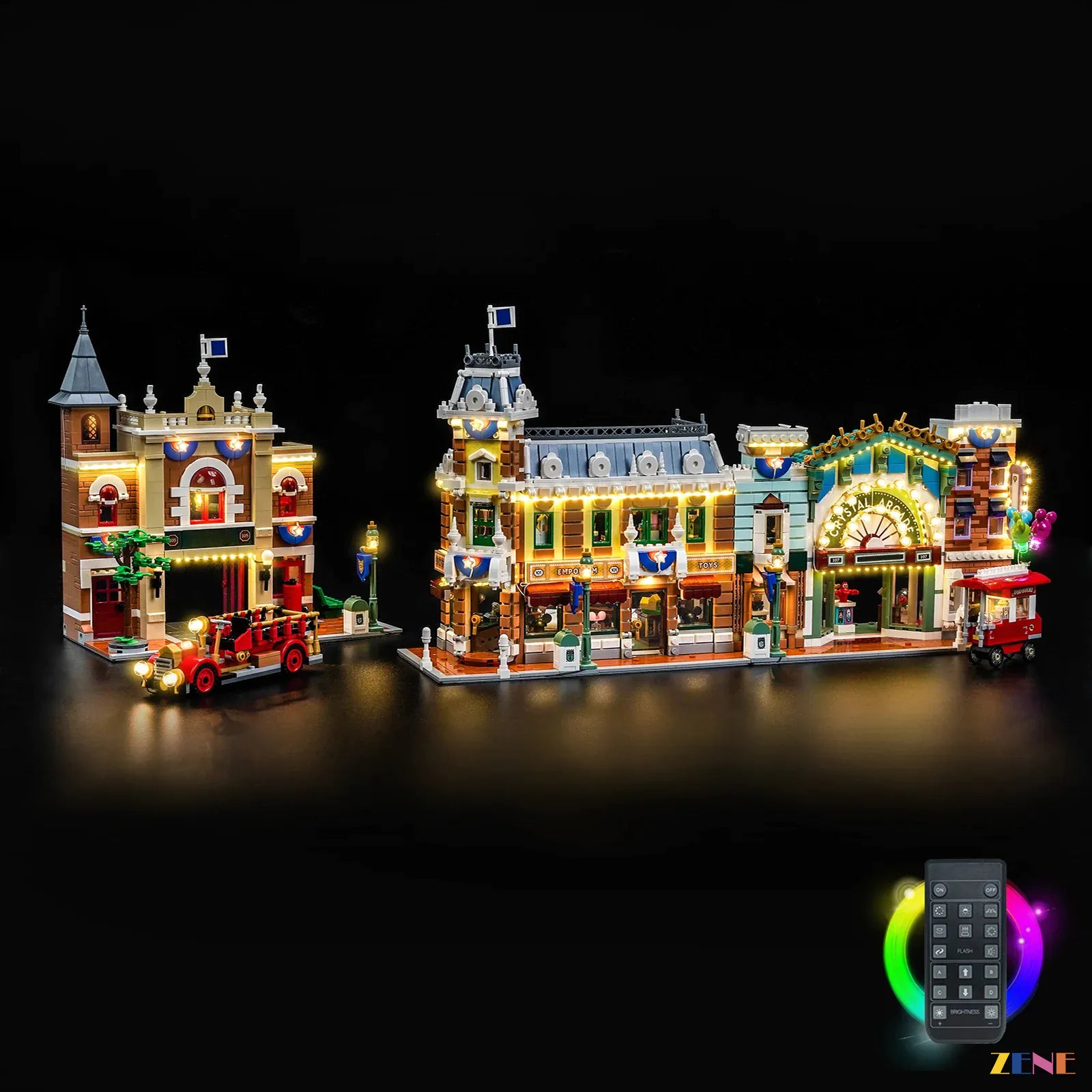 zene bricks ZENE Bricks Light Kit for LEGO® Main Street USA #43302