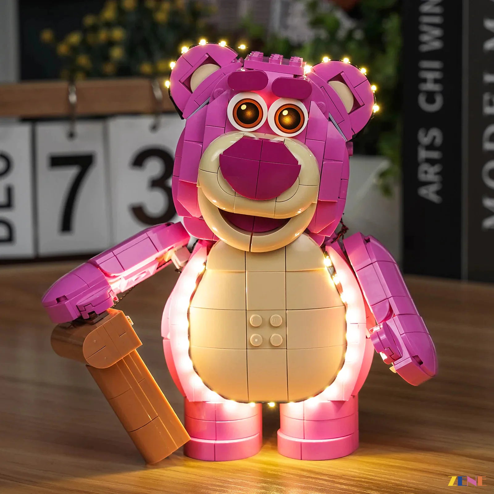 Lotso warm yellow base glow - ZENE Bricks Light Kit for LEGO® Lotso #43306