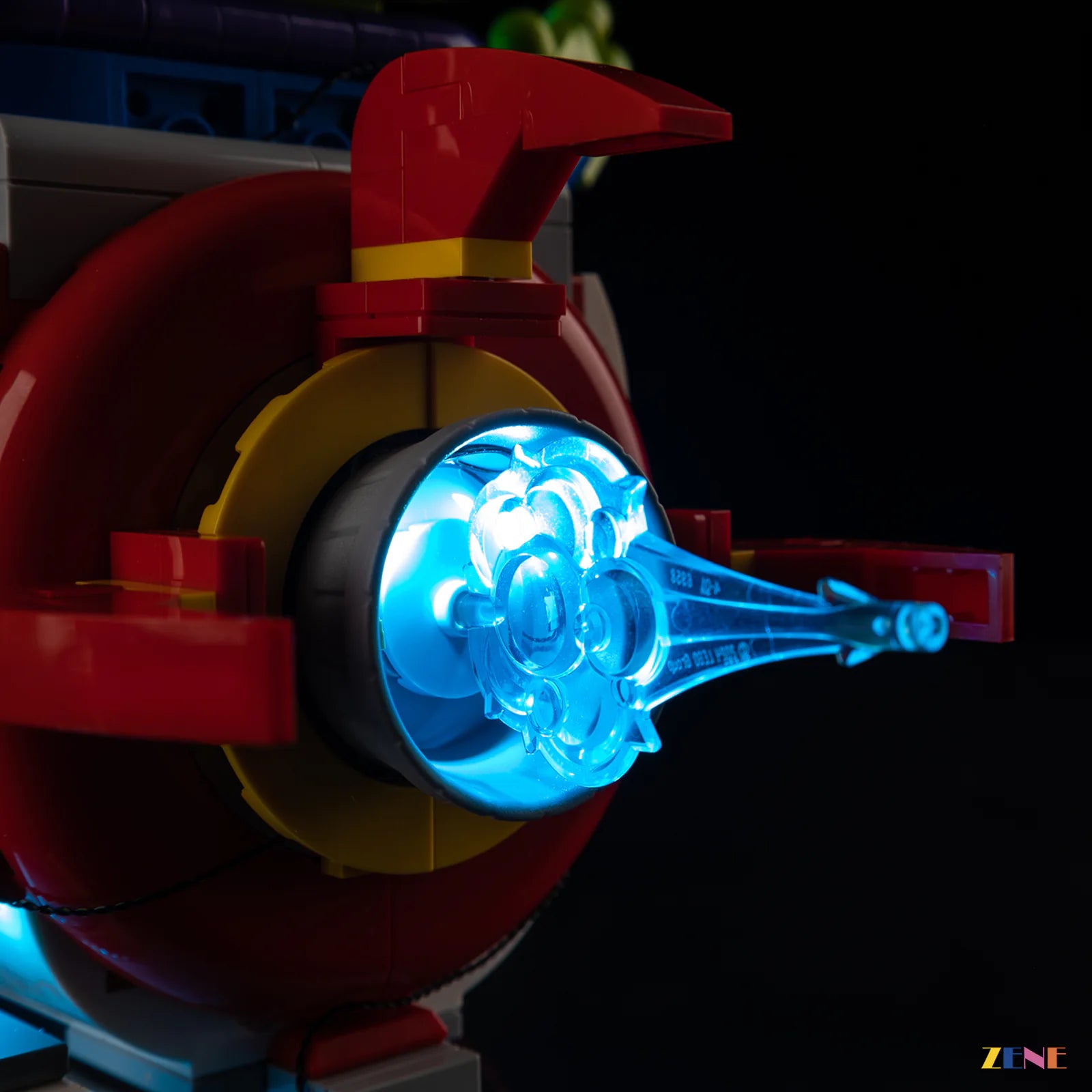 zene bricks Light Kit for Alien with Pizza Planet Rocket Ride #43307